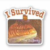 Ik heb de metro overleefd, Zion Sticker (Voorkant)