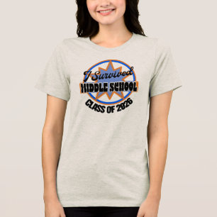 Ik heb de middelbare schoolklas van 2026 overleefd Tri-Blend shirt