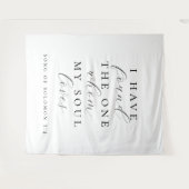 Ik heb de One Quote Wedding Backdrop Banner gevond Wandkleed (Voorkant (horizontaal))