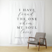 Ik heb de One Quote Wedding Backdrop Banner gevond Wandkleed (In situ)