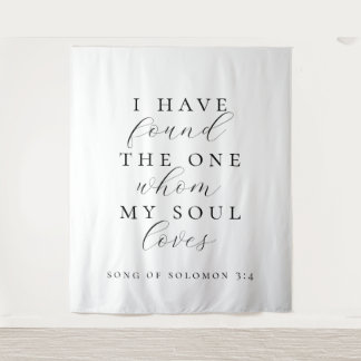 Ik heb de One Quote Wedding Backdrop Banner gevond Wandkleed