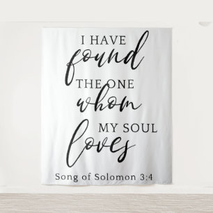 Ik heb de One Quote Wedding Backdrop Banner gevond Wandkleed