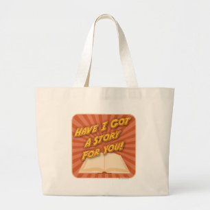 Ik heb de promotieslogan van de artikelauteur grote tote bag