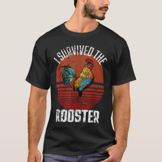 Ik heb de Rooster Funny Chicken Lover overleefd T-shirt