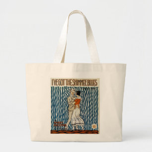 Ik heb de Shimmie Blues. Grote Tote Bag