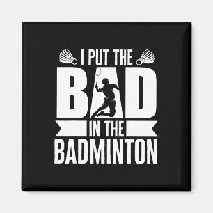 Ik heb de slechterik in badminton atleet gesloten magneet