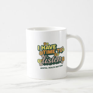 Ik heb de tijd om zelfmoordbewustzijn te horen... koffiemok