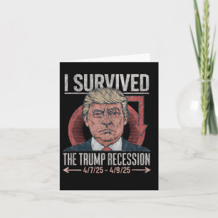 Ik heb de Trump Recession 2025 Parodie Vintage ove Kaart
