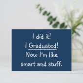 Ik heb de Uitnodigingskaart voor Funduy Graduy Par Kaart (Staand voorkant)
