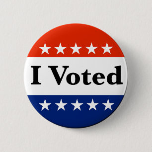 Ik heb de verkiezingen van 2026 gestemd ronde button 5,7 cm
