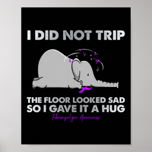 Ik heb de vloer niet naar het zand gegrepen, dus i poster