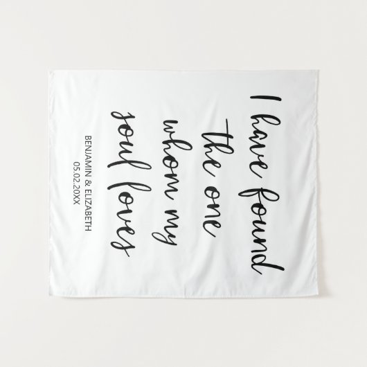 Ik Heb De Ware Trouw Achtergrond Custom Wandkleed (Voorkant (horizontaal))