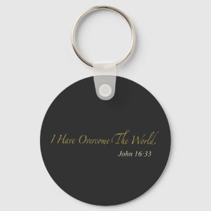 Ik Heb de Wereld Overwonnen Johannes 16:33 Sleutelhanger