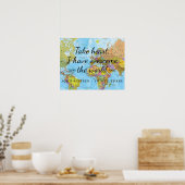 Ik heb de wereld overwonnen. poster (Keuken)