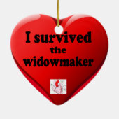 Ik heb de Widowmaker Keramisch Ornament overleefd (Achterkant)