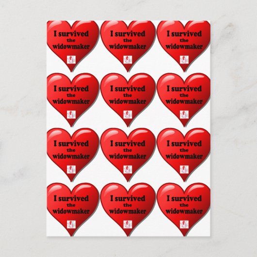 Ik heb de Widowmaker overleefd Briefkaart (Voorkant)