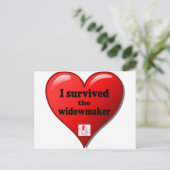 Ik heb de Widowmaker overleefd Briefkaart (Staand voorkant)