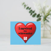 Ik heb de Widowmaker overleefd Briefkaart (Staand voorkant)