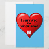 Ik heb de Widowmaker overleefd Briefpapier (Voorkant / Achterkant)