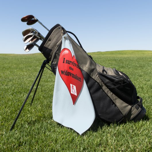 Ik heb de Widowmaker overleefd Golfhanddoek (Groen)