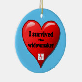 Ik heb de Widowmaker overleefd Keramisch Ornament (Rechts)