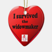 Ik heb de Widowmaker overleefd Keramisch Ornament (Links)