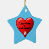 Ik heb de Widowmaker overleefd Keramisch Ornament (Rechts)