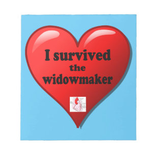 Ik heb de Widowmaker overleefd Notitieblok