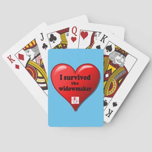 Ik heb de Widowmaker overleefd Speelkaarten (Achterkant)