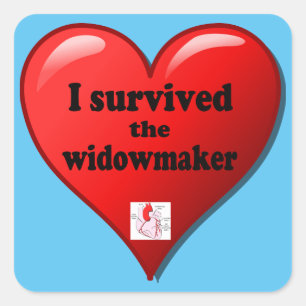 Ik heb de Widowmaker overleefd Vierkante Sticker
