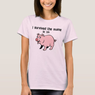 Ik heb de wijn overleefd t-shirt