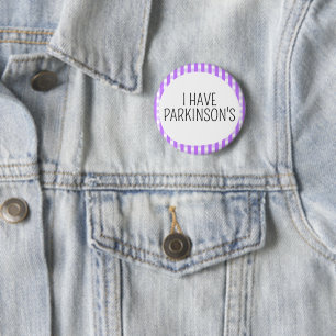 Ik heb de ziekte van Parkinson, bewustzijn paars Ronde Button 5,7 Cm