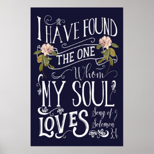 Ik heb degene gevonden die mijn ziel graag tekent. poster