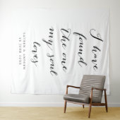 Ik Heb Degene Gevonden Huwelijksceremonie Achterwa Wandkleed (In Situ (horizontaal))