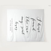 Ik Heb Degene Gevonden Huwelijksceremonie Achterwa Wandkleed (Voorkant (horizontaal))