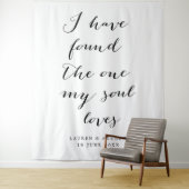 Ik Heb Degene Gevonden Huwelijksceremonie Achterwa Wandkleed (In situ)