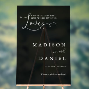 Ik heb degene gevonden van wie mijn ziel houdt! sc acryl bord