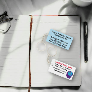 Ik heb Dementie Medisch Alert Sleutelhanger