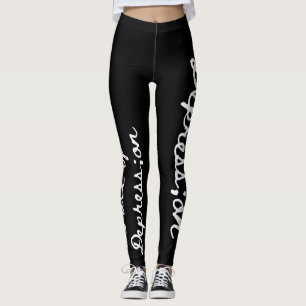 Ik heb Depression_Change het gezicht van depressie Leggings