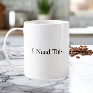 Ik heb deze koffiemok nodig