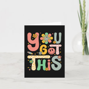 Ik heb deze testdag Groovy Motivatie Teacher S Kaart