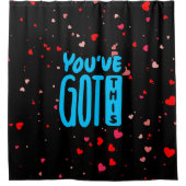 Ik heb deze typografie douchegordijn (Voorkant)