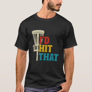 Ik heb die grappige discgolfmandje golf retro gera t-shirt