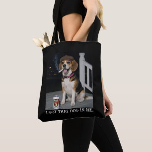 Ik Heb Die Hond In Me, Grappige Beagle Karakter Draagtas