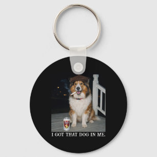 Ik Heb Die Hond In Me, Grappige Collie Meme Sleutelhanger