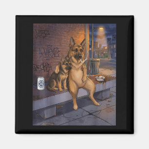Ik Heb Die Hond In Me Grappige Duitse Herdershond Magneet