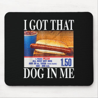 Ik Heb Die Hond In Me Grappige Hotdogs Combo 4 Jul Muismat