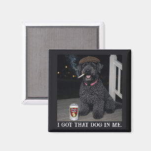 Ik Heb Die Hond In Me, Grappige Kerry Blue Terrier Magneet