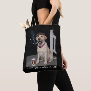 Ik Heb Die Hond In Me, Grappige Labrador Retriever Draagtas