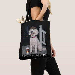 Ik Heb Die Hond In Me, Grappige Poodle Karakter Draagtas